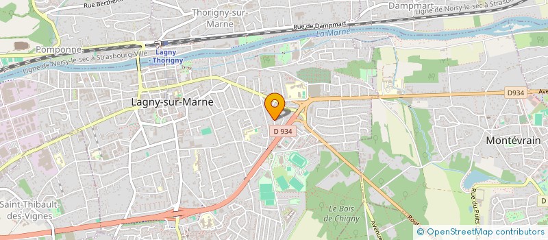 localisation de l'entreprise SCI PICSOUS  LAGNY-SUR-MARNE