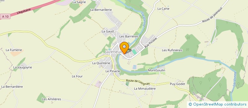 localisation de l'entreprise SCI PICTAVE  JAZENEUIL