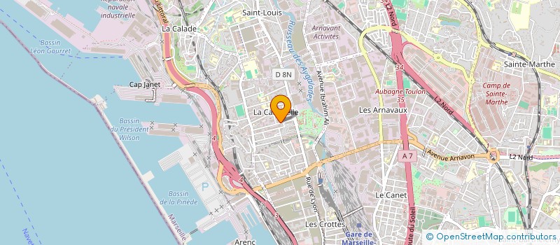 localisation de l'entreprise SCI PICTORI à MARSEILLE