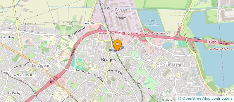 localisation de l'entreprise SCI PICUREY  BRUGES