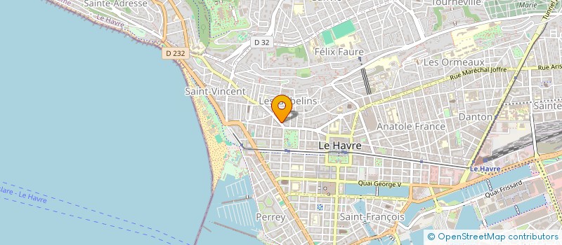 localisation de l'entreprise SCI PIDALE à LE HAVRE