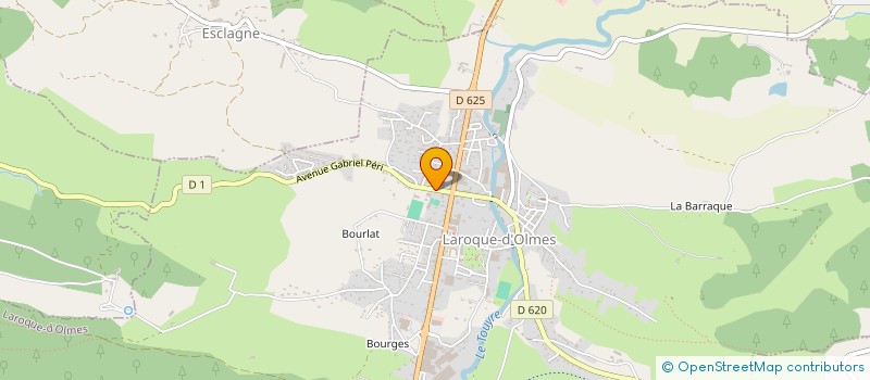 localisation de l'entreprise SCI PIDOUX à LAROQUE D'OLMES