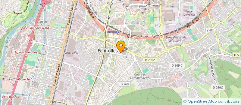 localisation de l'entreprise SCI PIEAUD à ECHIROLLES