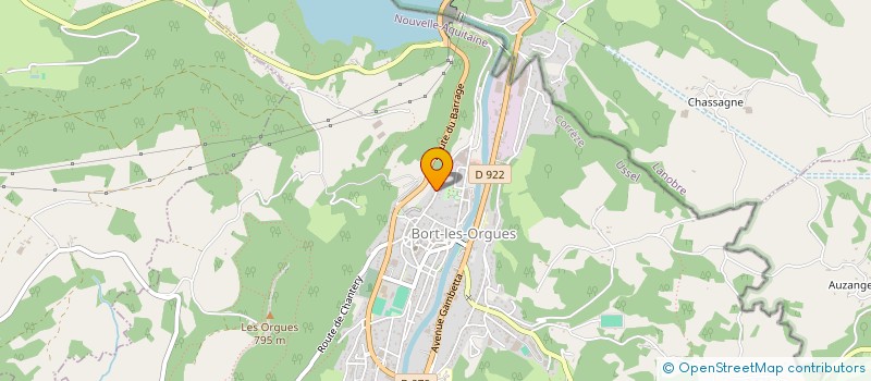 localisation de l'entreprise SCI PIECHECROS  BORT-LES-ORGUES