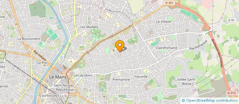 localisation de l'entreprise SCI PIEDAR PYRAMIDES  LE MANS