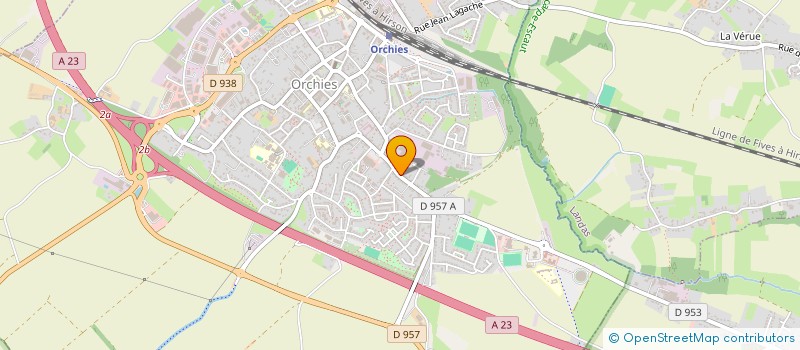 localisation de l'entreprise SCI PIEDOR  ORCHIES