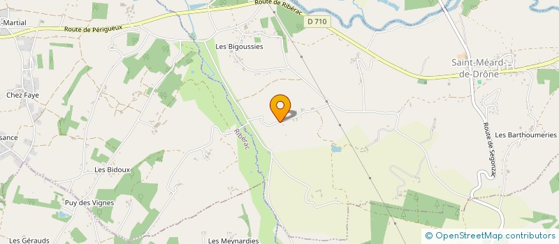 localisation de l'entreprise SCI PIEGUT  SAINT-MEARD-DE-DRONE