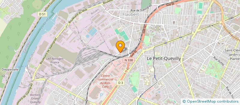 localisation de l'entreprise SCI PIEL à LE PETIT-QUEVILLY