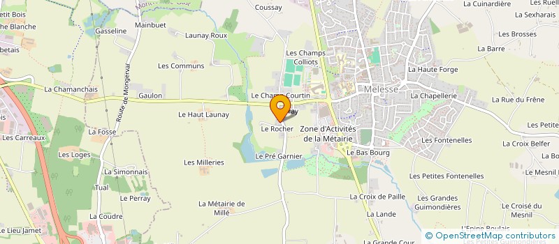 localisation de l'entreprise SCI PIEL  MELESSE