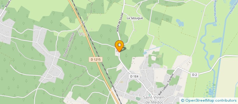 localisation de l'entreprise SCI PIELSA  SAINT-VIVIEN-DE-MEDOC