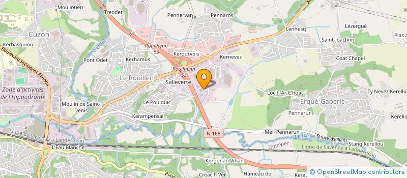 localisation de l'entreprise SCI PIEM  ERGUE-GABERIC