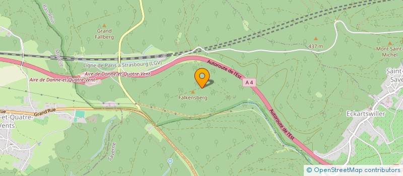 localisation de l'entreprise SCI PIEMONT DES VOSGES DU NORD  HAEGEN