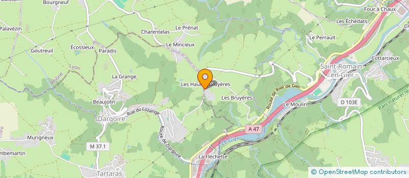 localisation de l'entreprise SCI PIENAT  BEAUVALLON