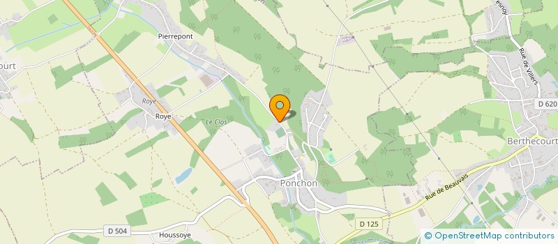 localisation de l'entreprise SCI PIEPCHEN  PONCHON