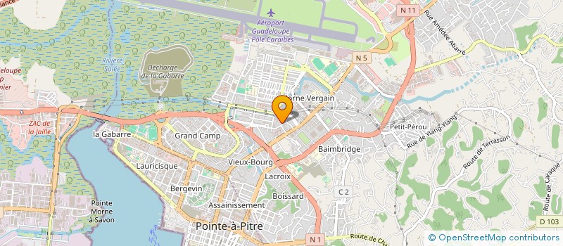 localisation de l'entreprise SCI PIER à LES ABYMES