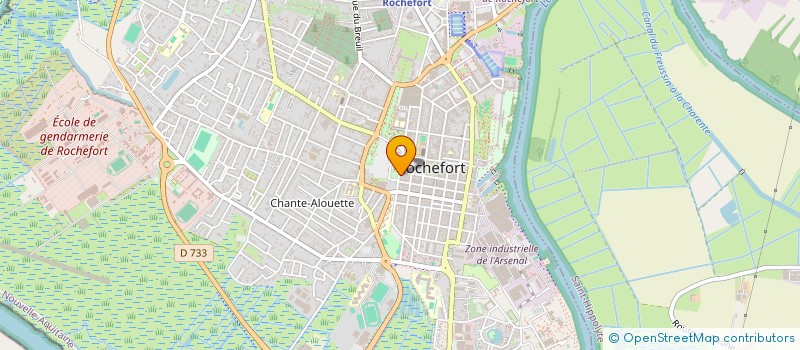 localisation de l'entreprise SCI PIER JANE  ROCHEFORT