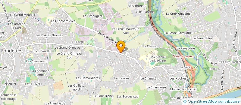 localisation de l'entreprise SCI PIER37 à FONDETTES