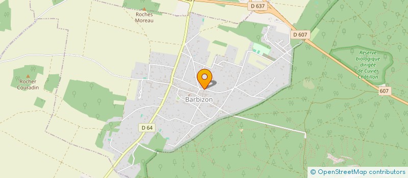 localisation de l'entreprise SCI PIERALEX  BARBIZON