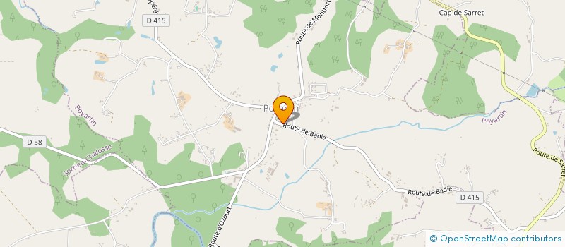 localisation de l'entreprise SCI PIERANCK  POYARTIN