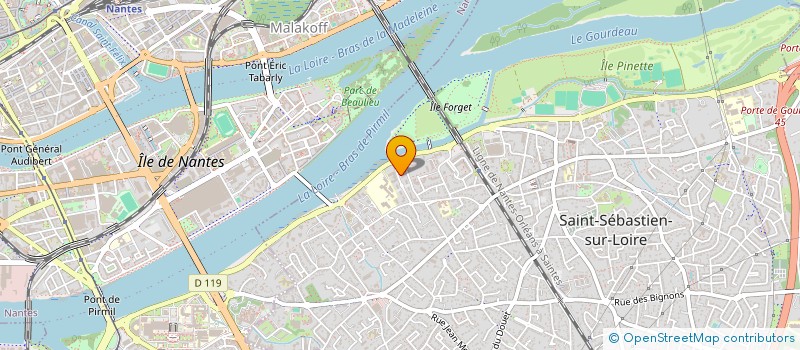 localisation de l'entreprise SCI PIERANE à SAINT-SEBASTIEN-SUR-LOIRE