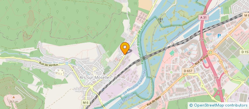 localisation de l'entreprise SCI PIERANIE  ARS-SUR-MOSELLE