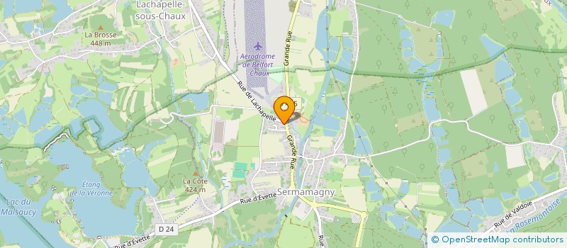 localisation de l'entreprise SCI PIERANNE  SERMAMAGNY