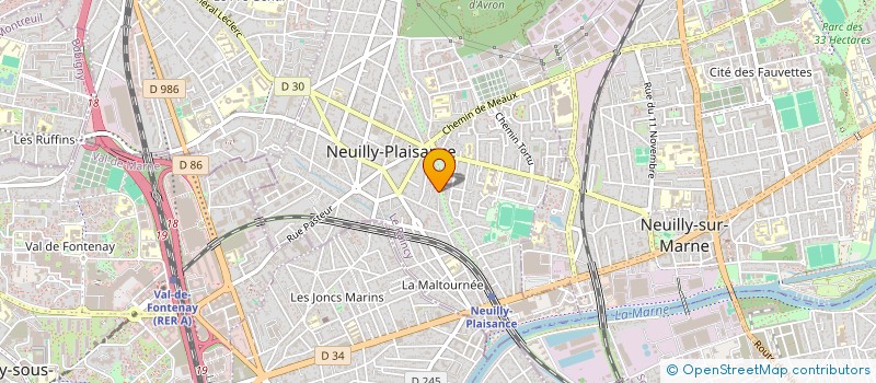 localisation de l'entreprise SCI PIERANNE à NEUILLY-SUR-MARNE