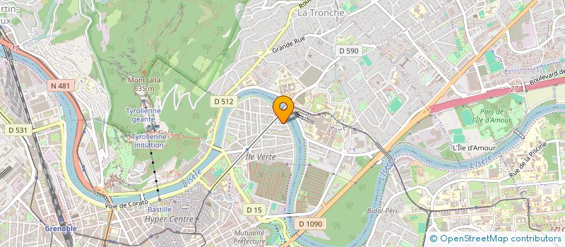 localisation de l'entreprise SCI PIERANNE  GRENOBLE