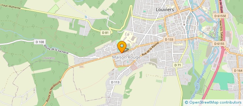 localisation de l'entreprise SCI PIERAQ à LOUVIERS