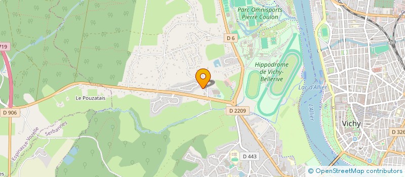 localisation de l'entreprise SCI PIERDANY  BELLERIVE-SUR-ALLIER