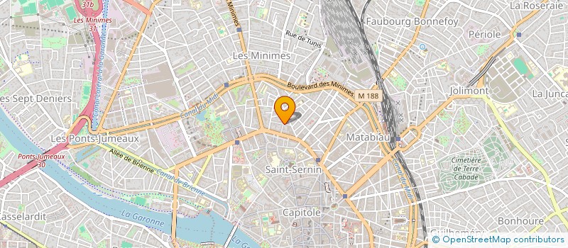 localisation de l'entreprise SCI PIERETFLO à TOULOUSE