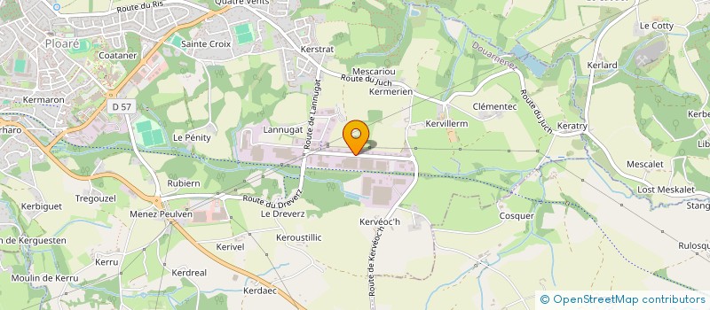 localisation de l'entreprise SCI PIERFIL  DOUARNENEZ