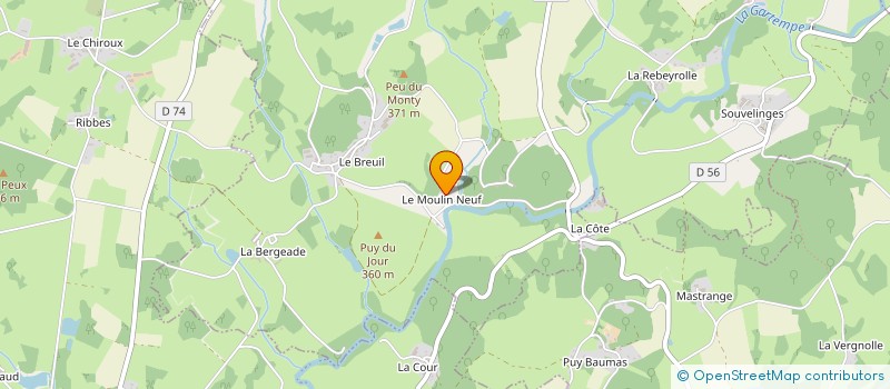 localisation de l'entreprise SCI PIERGE à SAINT-AGNANT-DE-VERSILLAT