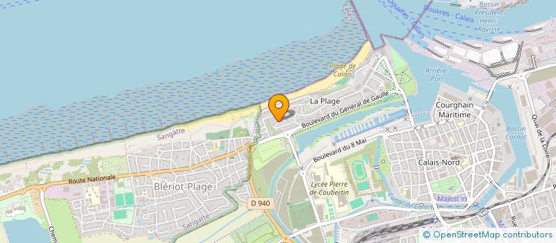 localisation de l'entreprise SCI PIERGUI  CALAIS