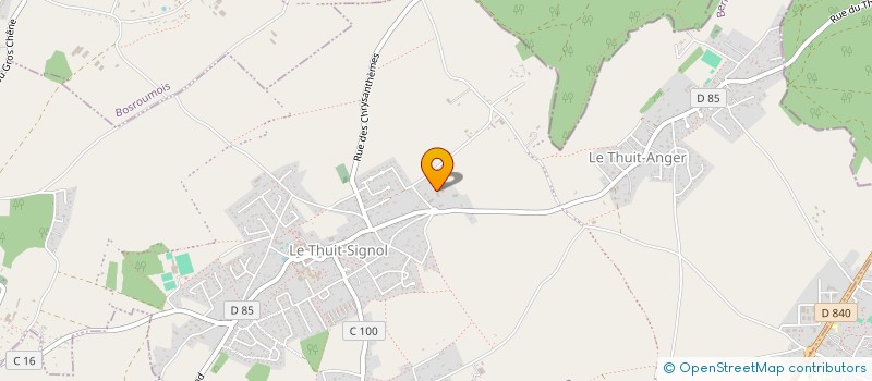 localisation de l'entreprise SCI PIERIC  LE BOSC-DU-THEIL