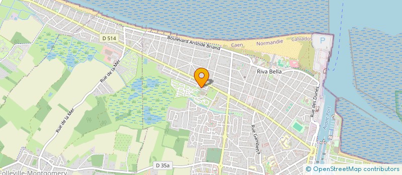 localisation de l'entreprise SCI PIERIC  OUISTREHAM