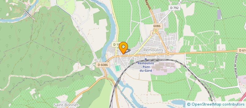 localisation de l'entreprise SCI PIERIMM  REMOULINS