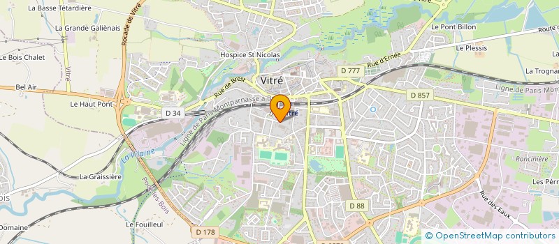 localisation de l'entreprise SCI PIERIMMO  VITRE