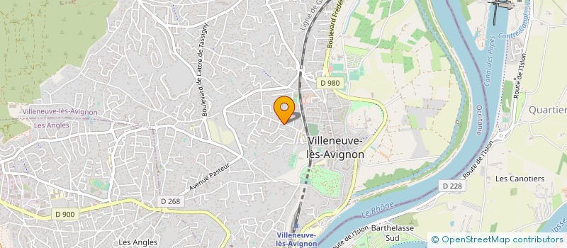 localisation de l'entreprise SCI PIERJAN  VILLENEUVE-LES-AVIGNON