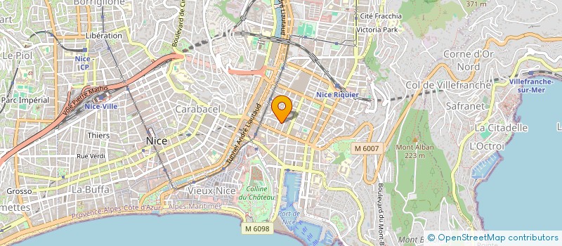 localisation de l'entreprise SCI PIERLAS à NICE