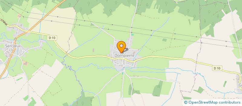 localisation de l'entreprise SCI PIERLINRYSE  DOMPIERRE