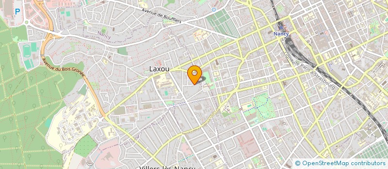 localisation de l'entreprise SCI PIERLOT  LAXOU