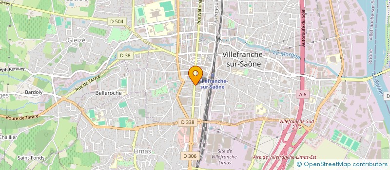 localisation de l'entreprise SCI PIERMA  VILLEFRANCHE-SUR-SAONE