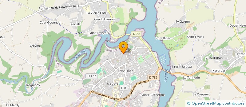 localisation de l'entreprise SCI PIERMARIE  TREGUIER