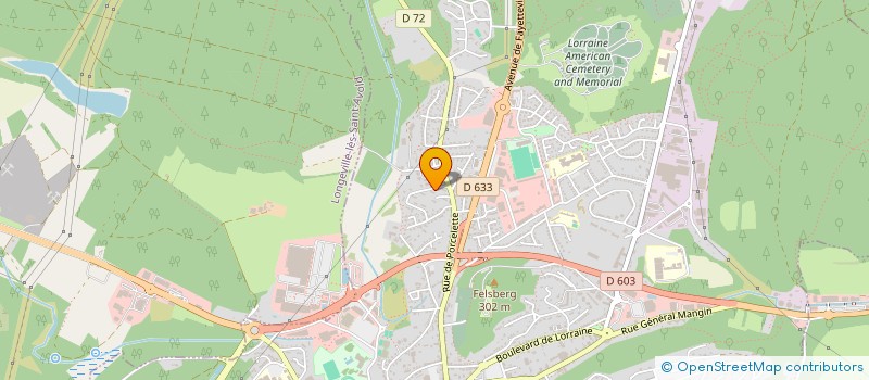 localisation de l'entreprise SCI PIERMAT  SAINT-AVOLD