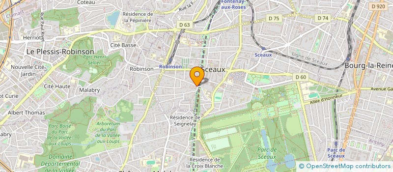 localisation de l'entreprise SCI PIERNE à SCEAUX