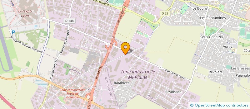 localisation de l'entreprise SCI PIERNICO  GENAS