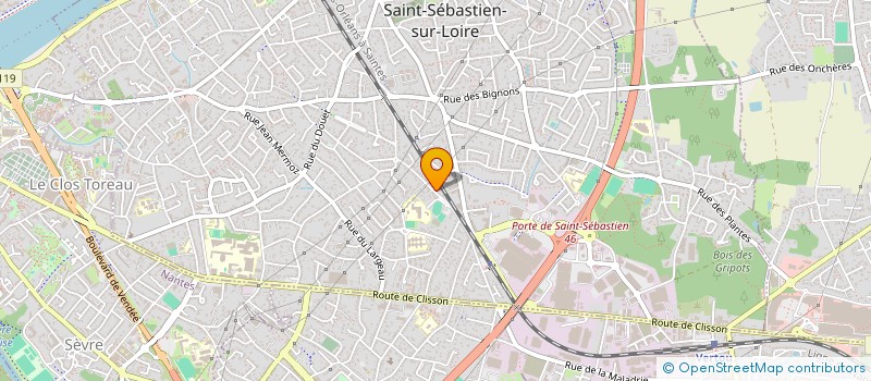 localisation de l'entreprise SCI PIERNINA à SAINT-SEBASTIEN-SUR-LOIRE