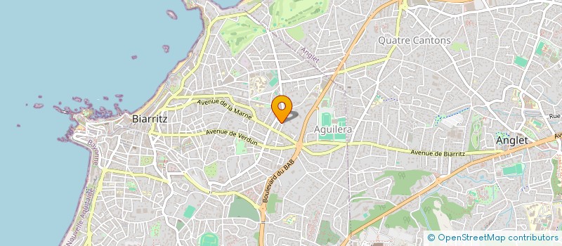 localisation de l'entreprise SCI PIERODILE à BIARRITZ