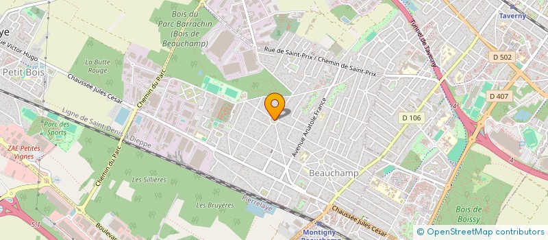 localisation de l'entreprise SCI-PIEROL  BEAUCHAMP